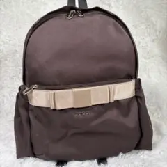 TOCCA リボンリュック　ブラウン　バックパック　マザーバッグのサムネイル