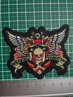 アイロンワッペン★スカル★ウイング★エドハーディではありません