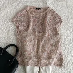 セオリー　Linen Tweed Welt Stitch PO ニットベストのサムネイル