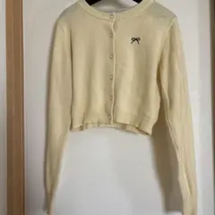 w closet リボン　カーディガン