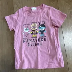 アンパンマン Tシャツ 100 ピンク