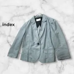 インデックス☆ジャケット　ストライプ　上着　１つボタン　INDEXのサムネイル