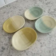Awabi Ware☆二彩 小皿 4枚セットのサムネイル