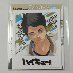 ハイキュー!! 牛島若利 フォトカード ステッカー セット 原作絵