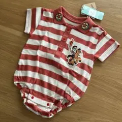 【新品タグ付き】LITTCトイストーリー　ボーダーロンパース