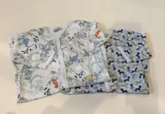 プチバトーロンパース2枚SET