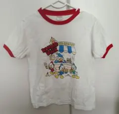 ドナルドダック　ヒューイ　デューイ　ルーイ　半袖Tシャツ 140