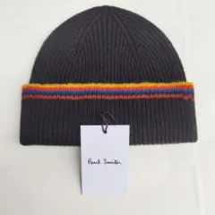 新品未使用 Paul Smith ニット帽 ビーニー ラムウール 男女兼用のサムネイル