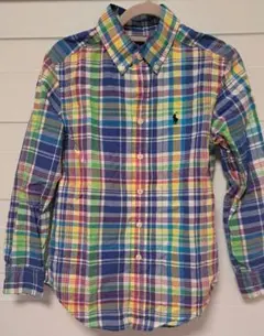 Ralph Lauren マルチカラーチェック長袖シャツ