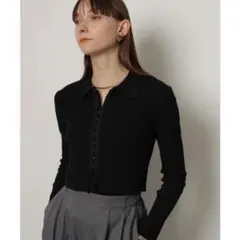 CADUNEリブホックニットプルオーバーのサムネイル
