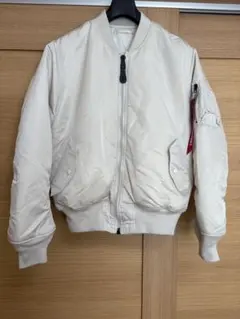 ALPHA INDUSTRIES/MA-1/サイズM/白/リバーシブル