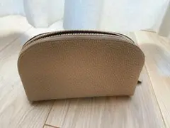 ボナベンチュラ コスメティックポーチ シュリンクレザー (ラージ