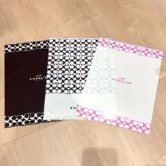 【新品未使用】 COACH クリアファイル 3枚セットのサムネイル