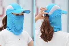 【新品】日除け UVカット 帽子 レディース 紫外線 熱中症 サンバイザー