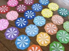 折り紙　八角たとう　メッセージカード　50個