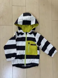 BREEZE ウィンドブレーカー　ストライプアウター 90cm