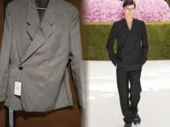 英国製 Drake's ドレイクス チョアジャケット M コットンリネン デニム