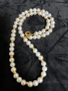 K18刻印入り　パールネックレス