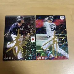 プロ野球カード 近藤健介 侍ジャパン 2枚セット