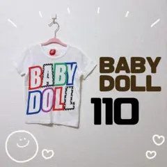 110 BABY DOLL Tシャツ 半袖 綿100% 男女可