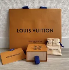 【期間限定価格】 LOUIS VUITTON ピアス LVロゴ ゴールド 両耳用