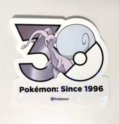 スイクン ポケモン30周年ランダムシール 聖水ソンスポップアップpopup