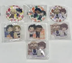 名探偵コナン　ぷちアクリルスタンド　カプセル缶バッジ　デュオコレ　7点セット