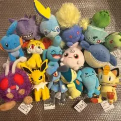 【激レア】ポケモンぬいぐるみ　19個まとめ売り　ポケセン　ピカチュウ　プライズ品 激レア】ポケモンぬいぐるみ 19個まとめ売り ポケセン ピカチュウ