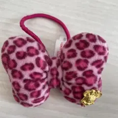 ディズニー ヒョウ柄リボンヘアアクセサリー
