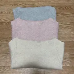 jouetie ベーシックカラータートルネック 3色まとめ売り