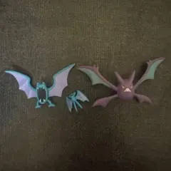 D*社様 立体ポケモン図鑑 クロバット 進化セット