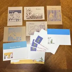 ムーミン ポストカード　封筒　セット レターセット　ハガキ