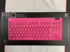 美品 Logicool pro x tkl rapid マゼンタ ロジクール