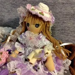 カントリードール♡ハンドメイド♡お人形♡ピンク♡ カントリードール ピンク色の女の子 ☆ハンドメイド☆ - メルカリ