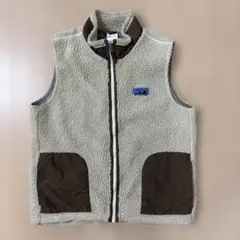 Patagonia フリースベスト XXL ネイビー アイボリー - メルカリ
