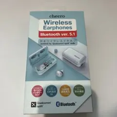 【新品未使用】cheero ワイヤレスイヤホン(白)