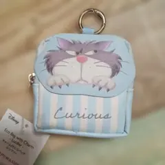 Disney ルシファー チャーム付き　エコバッグ　ブルー