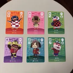 どうぶつの森　amiibo ペンタ　レイラ　カモミ　たもつ　ケント　タクミ