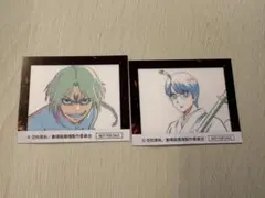 新劇場版銀魂吉原大炎上　2週目入場者特典　アニメ原画ステッカー壱　新八&神威