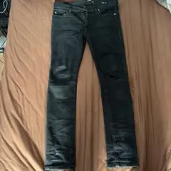 D02 M/SK-LW 스키니 데님 블랙 생 로랑