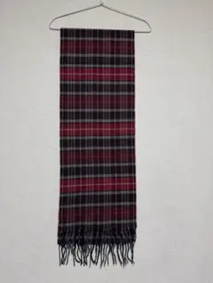 赤チェックマフラー マフラー