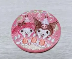 サンリオ刺繍缶バッジ マイメロ クロミ