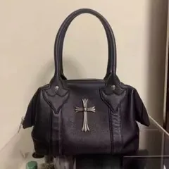 Lederer クロコダイル型押し ハンドバッグ ブラック フランス製 | Mercari