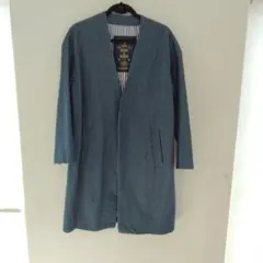 RIVET & SURGE デニムブルー ロングコートのサムネイル