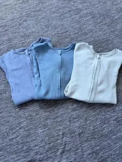 nextジッパー付きロンパース3色セット