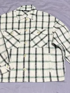 ZARA チェック柄 長袖　オーバーシャツ