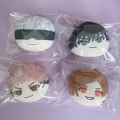 【新品未使用】呪術廻戦 おまんじゅうにぎにぎマスコット 五条、虎杖、伏黒、釘崎