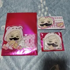 東京リベンジャーズ フラワーベア アクスタ 缶バッジ 特典カード 三途春千夜