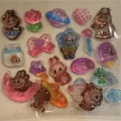 ラブブ 3D 立体 ぷくぷくシール おすそ分け 20個