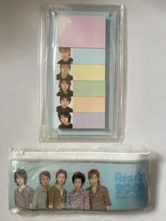 嵐 2002年 2003年 コンサート グッズ 付箋メモ 歯ブラシ 2点セット